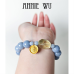 Angel gemstone and Yellow Jambhala Bracelet