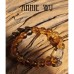 Wealth Elixir Silver Charm  Citrine Bracelet