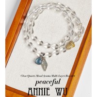 Celestial Mindful Comfort Clear Quartz Bracelet