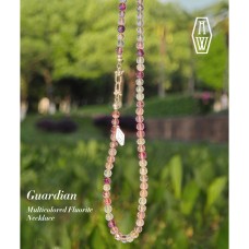 Divine Guardian Rainbow Fluorite Necklace