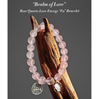 Celestial  Love Reflector | Rose Quartz Bracelet 